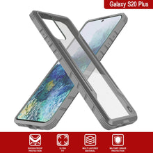 Cargar imagen en el visor de la galería, Punkcase S20+ Plus ravenger Case Protective Military Grade Multilayer Cover [Grey] 
