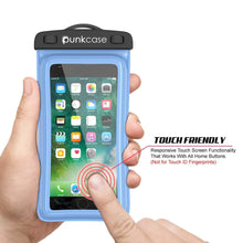 Load image into Gallery viewer, Waterproof Phone Pouch, PunkBag Universal Floating Dry Case Bag for most Cell Phones [Blue] (Color in image: White)
