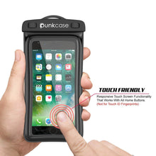 Load image into Gallery viewer, Waterproof Phone Pouch, PunkBag Universal Floating Dry Case Bag for most Cell Phones [Black] (Color in image: Pink)
