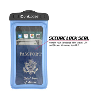 Waterproof Phone Pouch, PunkBag Universal Floating Dry Case Bag for most Cell Phones [Blue] (Color in image: Light Green)