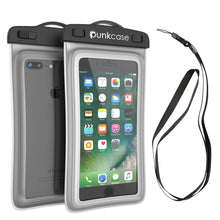 Load image into Gallery viewer, Waterproof Phone Pouch, PunkBag Universal Floating Dry Case Bag for most Cell Phones [Clear] (Color in image: Clear)
