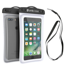 Cargar imagen en el visor de la galería, Waterproof Phone Pouch, PunkBag Universal Floating Dry Case Bag for most Cell Phones [White] (Color in image: White)
