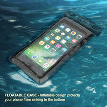 Load image into Gallery viewer, Waterproof Phone Pouch, PunkBag Universal Floating Dry Case Bag for most Cell Phones [Black] (Color in image: White)
