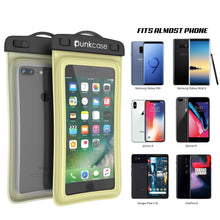 Cargar imagen en el visor de la galería, Waterproof Phone Pouch, PunkBag Universal Floating Dry Case Bag for most Cell Phones [Light Green] (Color in image: Clear)
