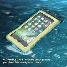 Cargar imagen en el visor de la galería, Waterproof Phone Pouch, PunkBag Universal Floating Dry Case Bag for most Cell Phones [Light Green] (Color in image: Blue)
