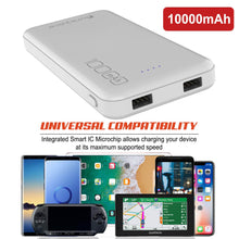 Load image into Gallery viewer, PunkCase Wireless PowerBank Battery Pack for iPhone X/XS/Max/XR / 11/10, iPad, Samsung Galaxy S10 / S9 and Many More [White] 
