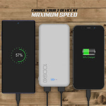 Load image into Gallery viewer, PunkCase Wireless PowerBank Battery Pack for iPhone X/XS/Max/XR / 11/10, iPad, Samsung Galaxy S10 / S9 and Many More [White] 
