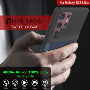 For Galaxy S22 Ultra BATTERY CASE (x 4800mAh add 100% Extra Battery Life Hours sa Hours Hers Howes 