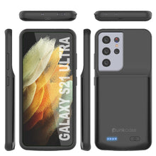 Load image into Gallery viewer, PunkJuice S21 Ultra Battery Case Black - Portable Charging Power Juice Bank with 4700mAh 
