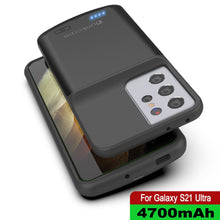 Load image into Gallery viewer, PunkJuice S21 Ultra Battery Case Black - Portable Charging Power Juice Bank with 4700mAh 
