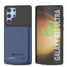 Load image into Gallery viewer, PunkJuice S23 Ultra Battery Case Blue - Cargador portátil de energía Juice Bank con 4800mAh.
