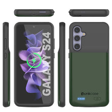 Load image into Gallery viewer, Estuche de batería PunkJuice S24 verde: cargador portátil de batería externa con 4500 mAh
