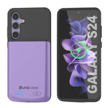 Load image into Gallery viewer, Estuche de batería PunkJuice S24 morado: cargador portátil de batería externa con 4500 mAh
