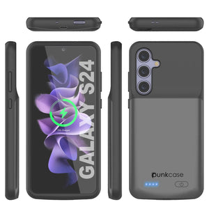 Estuche de batería PunkJuice S24 gris: cargador portátil de batería externa con 4500 mAh