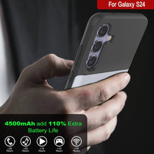 Load image into Gallery viewer, Estuche de batería PunkJuice S24 blanco: cargador portátil de batería externa con 4500 mAh
