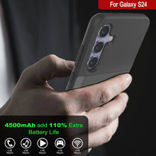 Load image into Gallery viewer, Estuche de batería PunkJuice S24 gris: cargador portátil de batería externa con 4500 mAh
