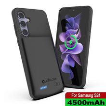 Load image into Gallery viewer, Estuche de batería PunkJuice S24 negro: cargador portátil de batería externa con 4500 mAh
