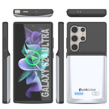 Load image into Gallery viewer, Estuche de batería PunkJuice S24 Ultra blanco: cargador portátil de batería externa con 4500 mAh
