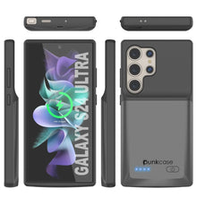 Load image into Gallery viewer, Estuche de batería PunkJuice S24 Ultra gris: cargador portátil de batería externa con 4500 mAh
