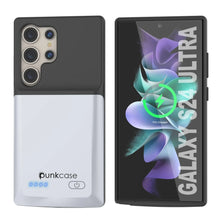 Load image into Gallery viewer, Estuche de batería PunkJuice S24 Ultra blanco: cargador portátil de batería externa con 4500 mAh
