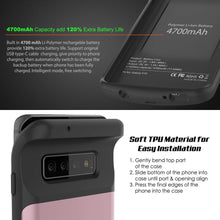 Load image into Gallery viewer, PunkJuice S10 Battery Case Rose - Fast Charging Power Juice Bank with 4700mAh (Color in image: Blue)
