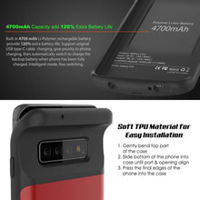 Load image into Gallery viewer, PunkJuice S10 Battery Case Red - Fast Charging Power Juice Bank with 4700mAh (Color in image: Blue)

