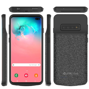 PunkJuice S10+ Plus Battery Case Black - Fast Charging Power Juice Bank with 5000mAh 