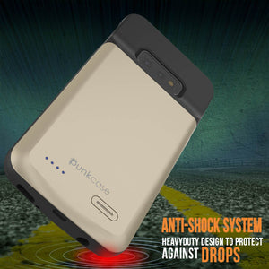 PunkJuice S10e Battery Case Gold - Fast Charging Power Juice Bank with 4700mAh (Color in image: Rose-Gold)