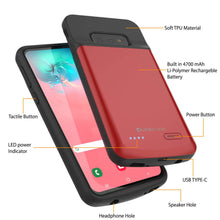 Load image into Gallery viewer, PunkJuice S10e Battery Case Red - Fast Charging Power Juice Bank with 4700mAh (Color in image: Black)
