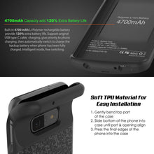 Load image into Gallery viewer, PunkJuice S10e Battery Case Black - Fast Charging Power Juice Bank with 4700mAh (Color in image: Blue)
