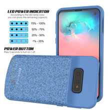 Load image into Gallery viewer, PunkJuice S10e Battery Case Blue - Fast Charging Power Juice Bank with 4700mAh 
