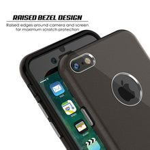 Cargar imagen en el visor de la galería, iPhone SE (4.7&quot;) Case, Punkcase Galactic 2.0 Series Ultra Slim Protective Armor TPU Cover [Black/Grey] 
