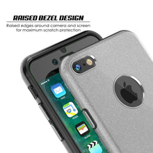 Cargar imagen en el visor de la galería, iPhone SE (4.7&quot;) Case, Punkcase Galactic 2.0 Series Ultra Slim Protective Armor TPU Cover [Silver] 
