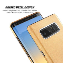 Cargar imagen en el visor de la galería, Galaxy Note 8 Case, Punkcase Galactic 2.0 Series Ultra Slim Protective Armor [Gold] 
