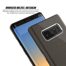 Cargar imagen en el visor de la galería, Galaxy Note 8 Case, Punkcase Galactic 2.0 Series Ultra Slim Protective Armor [Black/grey] 
