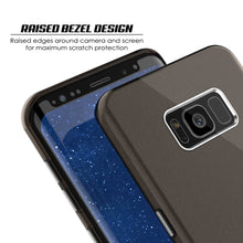 Load image into Gallery viewer, Galaxy S8 Case, Punkcase Galactic 2.0 Series Ultra Slim Protective Armor TPU Cover w/ PunkShield Screen Protector | Lifetime Exchange Warranty | Designed for Samsung Galaxy S8 [Black/grey] 

