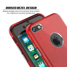 Cargar imagen en el visor de la galería, iPhone SE (4.7&quot;) Case, Punkcase Galactic 2.0 Series Ultra Slim Protective Armor TPU Cover [Red] 
