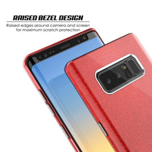 Cargar imagen en el visor de la galería, Galaxy Note 8 Case, Punkcase Galactic 2.0 Series Ultra Slim Protective Armor [Red] 
