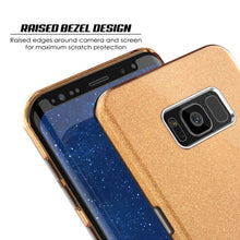 Load image into Gallery viewer, Galaxy S8 Plus Case, Punkcase Galactic 2.0 Series Ultra Slim Protective Armor TPU Cover [Gold] 
