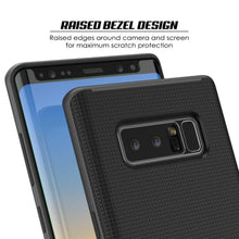 Load image into Gallery viewer, Galaxy Note 8 Case, PunkCase [Stealth Series] Hybrid 3-Piece Shockproof Dual Layer Cover [Non-Slip] [Soft TPU + PC Bumper] with PUNKSHIELD Screen Protector for Samsung Note 8 [Grey] (Color in image: Red)
