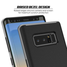 Load image into Gallery viewer, Galaxy Note 8 Case, PunkCase [Stealth Series] Hybrid 3-Piece Shockproof Dual Layer Cover [Non-Slip] [Soft TPU + PC Bumper] with PUNKSHIELD Screen Protector for Samsung Note 8 [Silver] (Color in image: Rose Gold)
