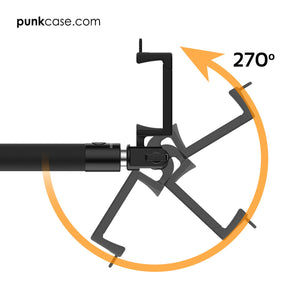 Selfie Stick - Gold, Extendable Monopod with Built-In Bluetooth Remote Shutter (Color in image: Green)