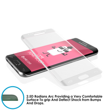 Load image into Gallery viewer, Galaxy S7 Edge White Punkcase Glass SHIELD Tempered Glass Screen Protector 0.33mm Thick 9H Glass (Color in image: Black)
