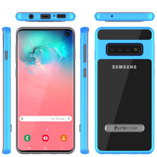 Cargar imagen en el visor de la galería, Galaxy S10 Case, PUNKcase [LUCID 3.0 Series] [Slim Fit] Armor Cover w/ Integrated Screen Protector [Blue] (Color in image: Silver)
