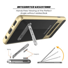 Cargar imagen en el visor de la galería, Galaxy S10 Case, PUNKcase [LUCID 3.0 Series] [Slim Fit] Armor Cover w/ Integrated Screen Protector [Gold] (Color in image: Red)
