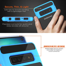 Cargar imagen en el visor de la galería, Galaxy S10 Case, PUNKcase [LUCID 3.0 Series] [Slim Fit] Armor Cover w/ Integrated Screen Protector [Blue] (Color in image: Black)
