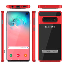 Cargar imagen en el visor de la galería, Galaxy S10 Case, PUNKcase [LUCID 3.0 Series] [Slim Fit] Armor Cover w/ Integrated Screen Protector [Red] (Color in image: Silver)

