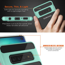Cargar imagen en el visor de la galería, Galaxy S10 Case, PUNKcase [LUCID 3.0 Series] [Slim Fit] Armor Cover w/ Integrated Screen Protector [Teal] (Color in image: Black)
