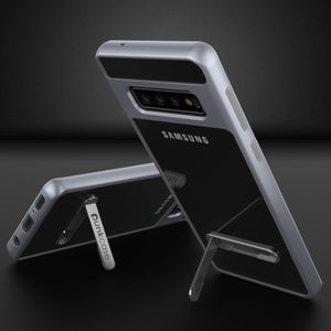 Galaxy S10 Case, PUNKcase [LUCID 3.0 Series] [Slim Fit] Armor Cover w/ Integrated Screen Protector [Silver] (Color in image: Gold)