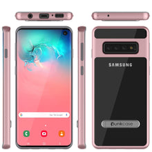 Cargar imagen en el visor de la galería, Galaxy S10 Case, PUNKcase [LUCID 3.0 Series] [Slim Fit] Armor Cover w/ Integrated Screen Protector [Rose Gold] (Color in image: Silver)
